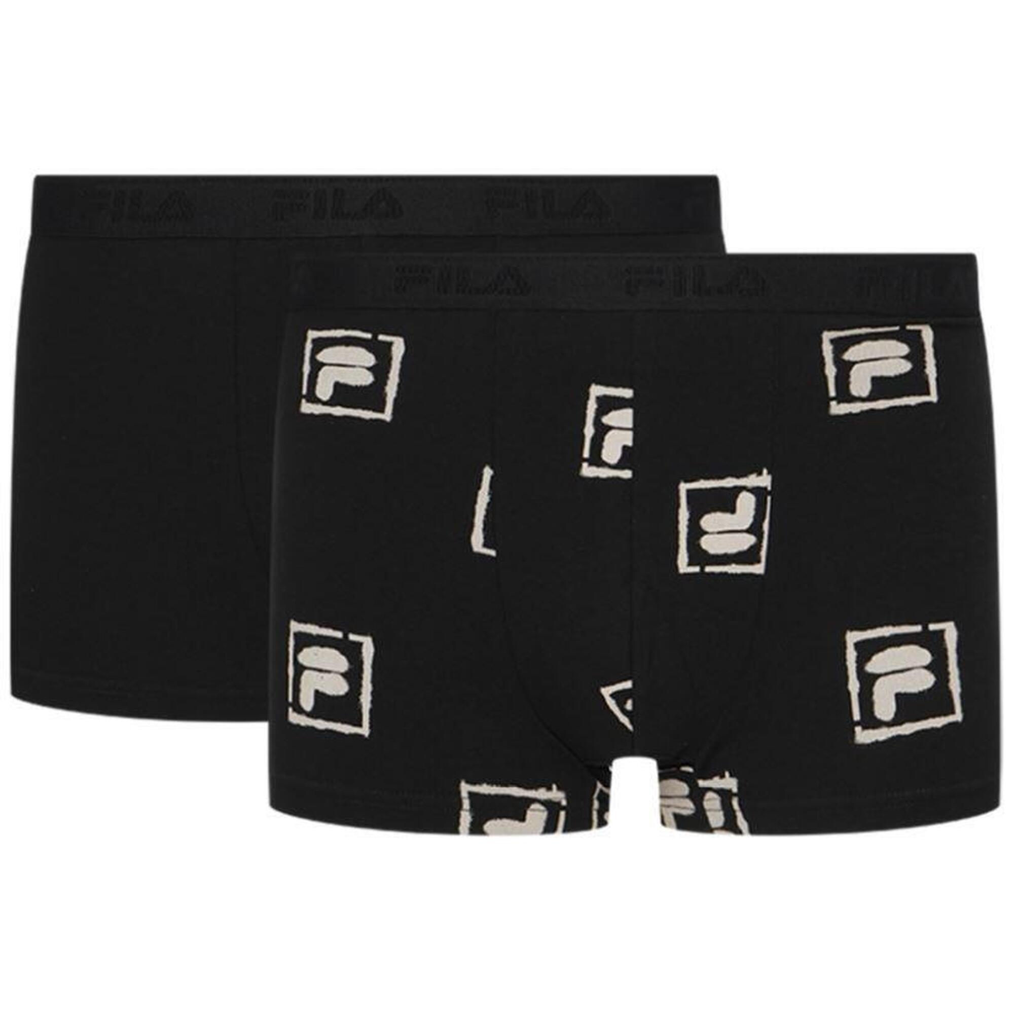 Fila Bokserki 2-pack Czarny 2XL
