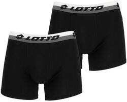 LOTTO Pack de 2 boxers noirs Taille L