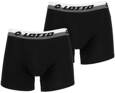 LOTTO 2er-Pack Boxershorts Schwarz L