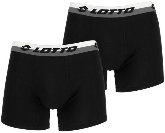 LOTTO 2er-Pack Boxershorts Schwarz L