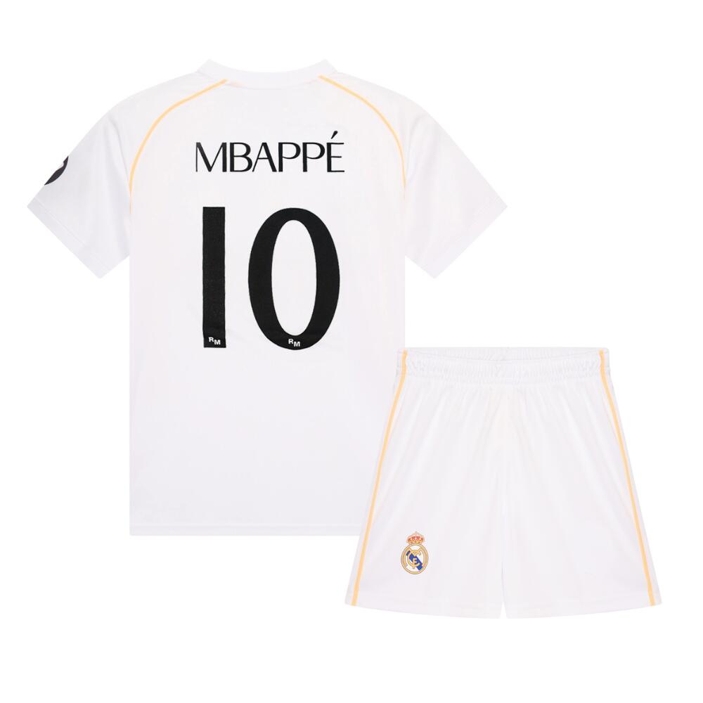 Real Madrid - Kylian Mbappé Real Madrid Maillot Domicile 25/26 Enfants - Tenue De Football - Blanc - 10 Ans / 140 Cm - Decathlon