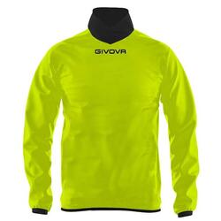 Giacca impermeabile (k-way) uomo givova giallo fluo