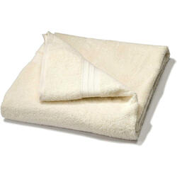 Serviette de bain de courgettes de luxe en coton doux