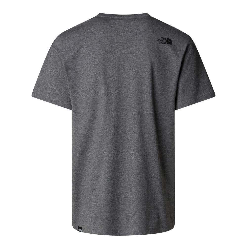 Camiseta Gris The North Face Easy Tee Medium Grey Heather 2/4