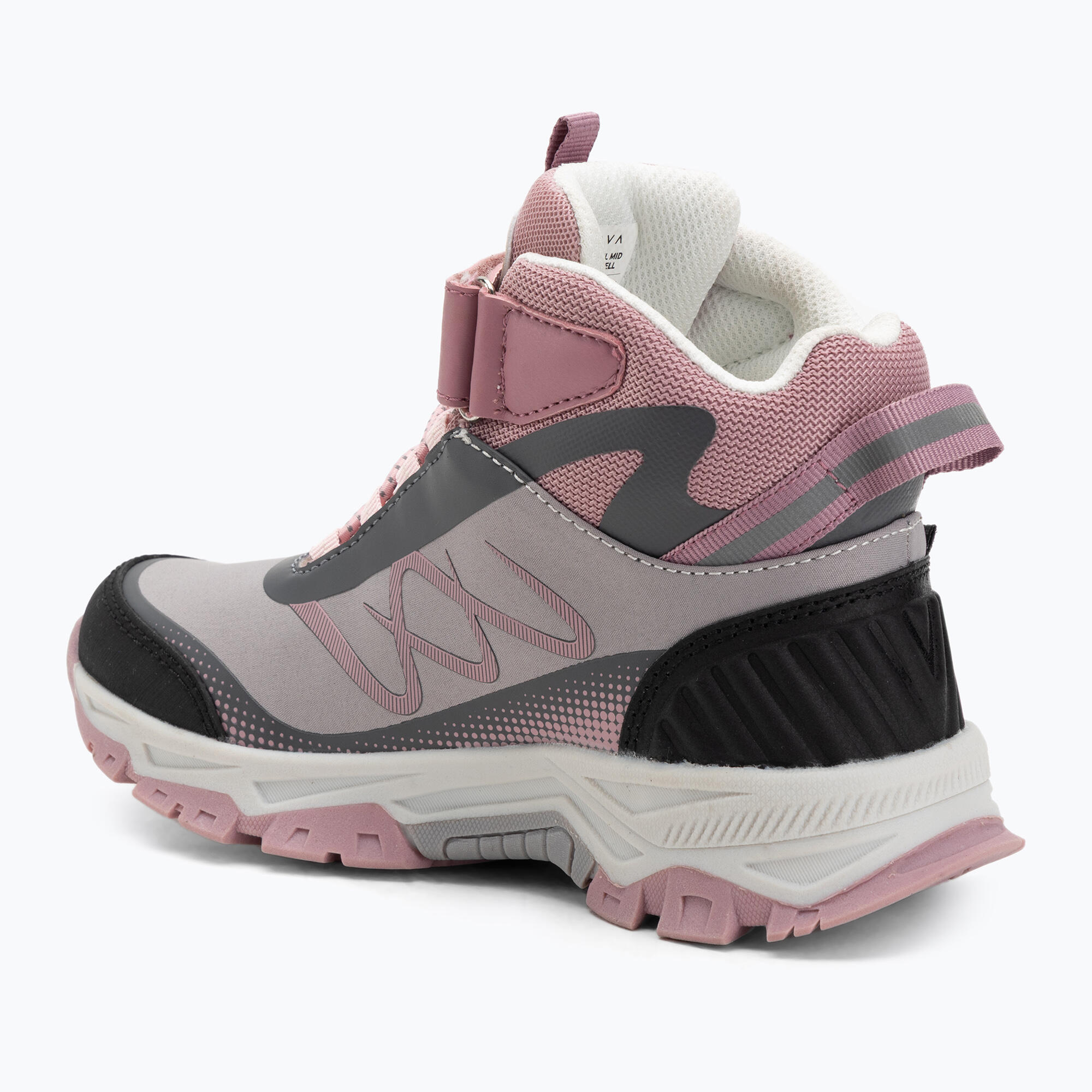 Calçado de trekking infantil KADVA Rocky Trail Mid à prova d'água Softshell 3/5