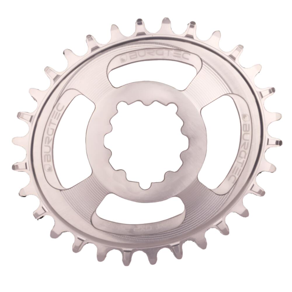 Burgtec Thick-Thin GXP 3mm Offset Direct Mount Oval Chainring - 30T