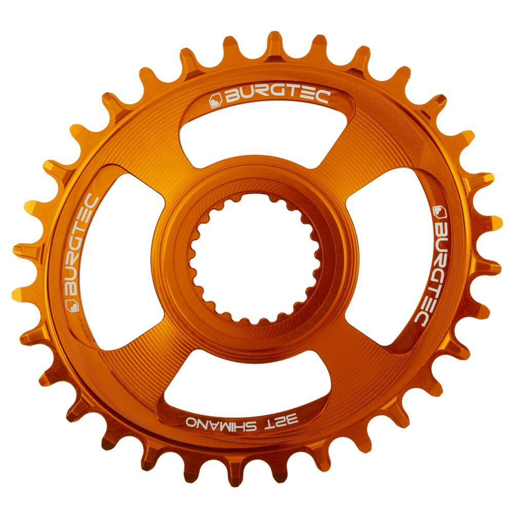 Burgtec Thick-Thin Shimano Direct Mount 12-Speed Oval Chainring - 30T