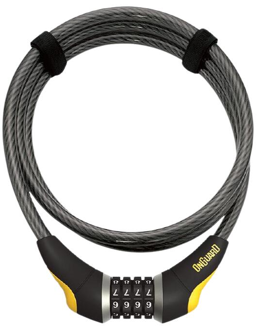 OnGuard Akita Cable 185cm x 12mm Combo Lock