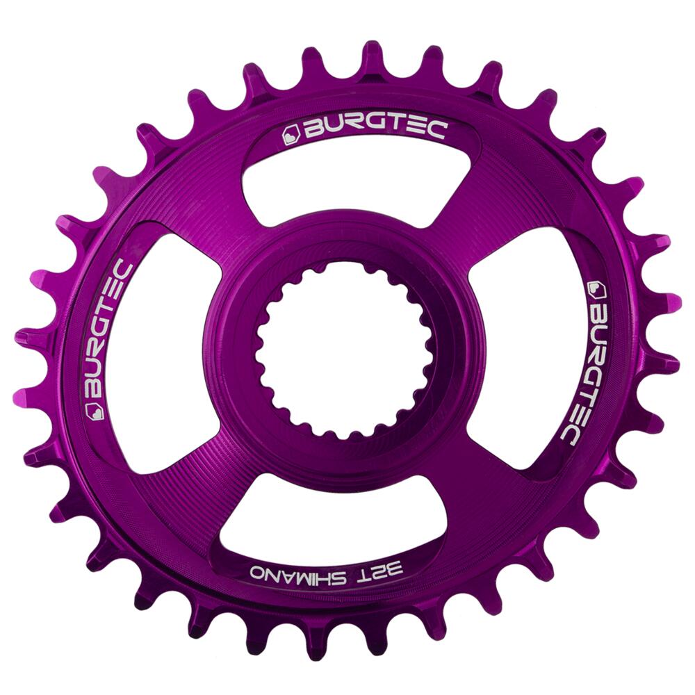 Burgtec Thick-Thin Shimano Direct Mount 12-Speed Oval Chainring - 32T