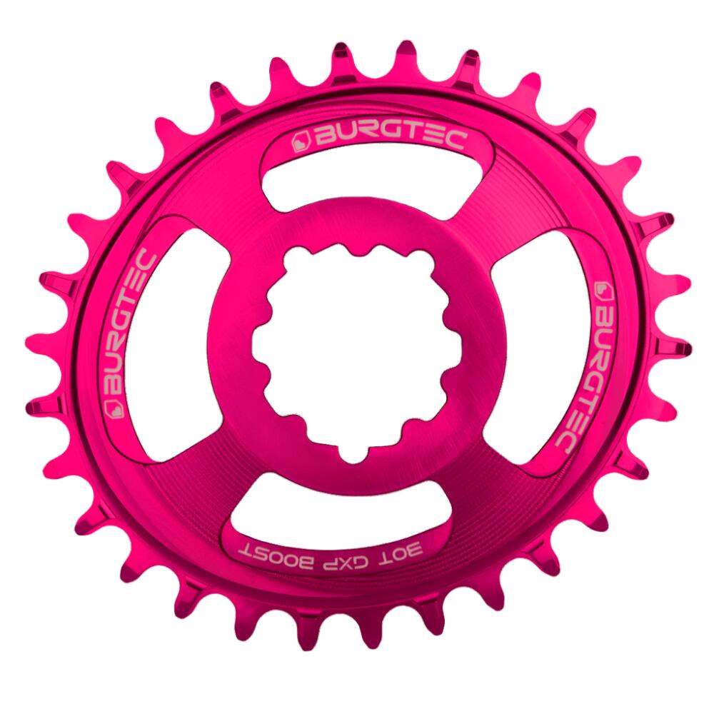 Burgtec Thick-Thin GXP 3mm Offset Direct Mount Oval Chainring - 30T