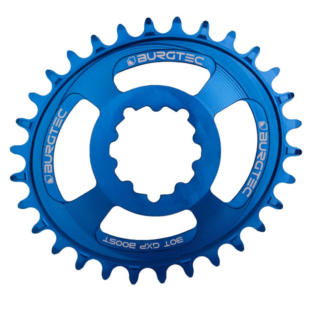Burgtec Thick-Thin GXP 3mm Offset Direct Mount Oval Chainring - 32T