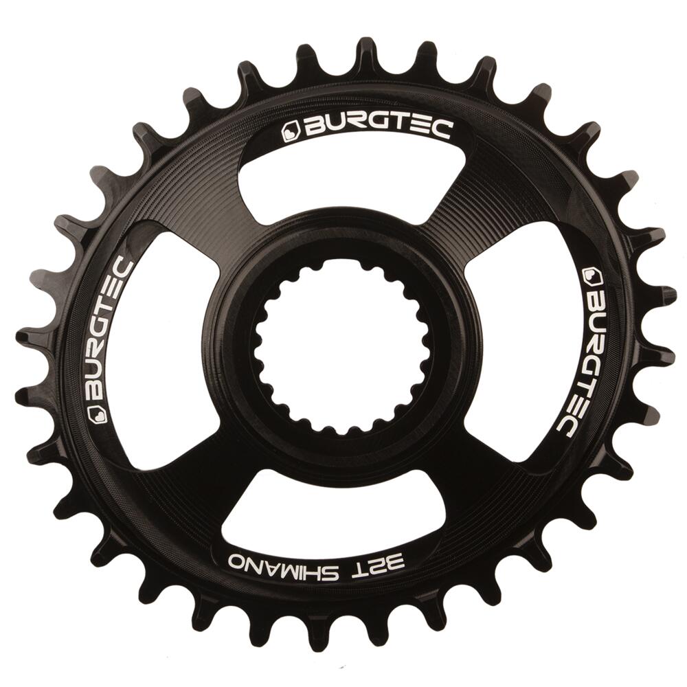 Burgtec Thick-Thin Shimano Direct Mount 12-Speed Oval Chainring - 32T