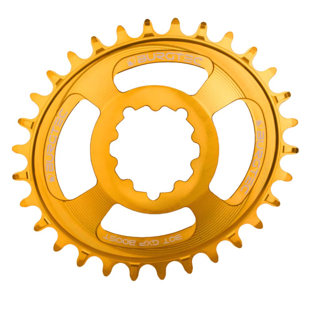 Burgtec Thick-Thin GXP 3mm Offset Direct Mount Oval Chainring - 32T