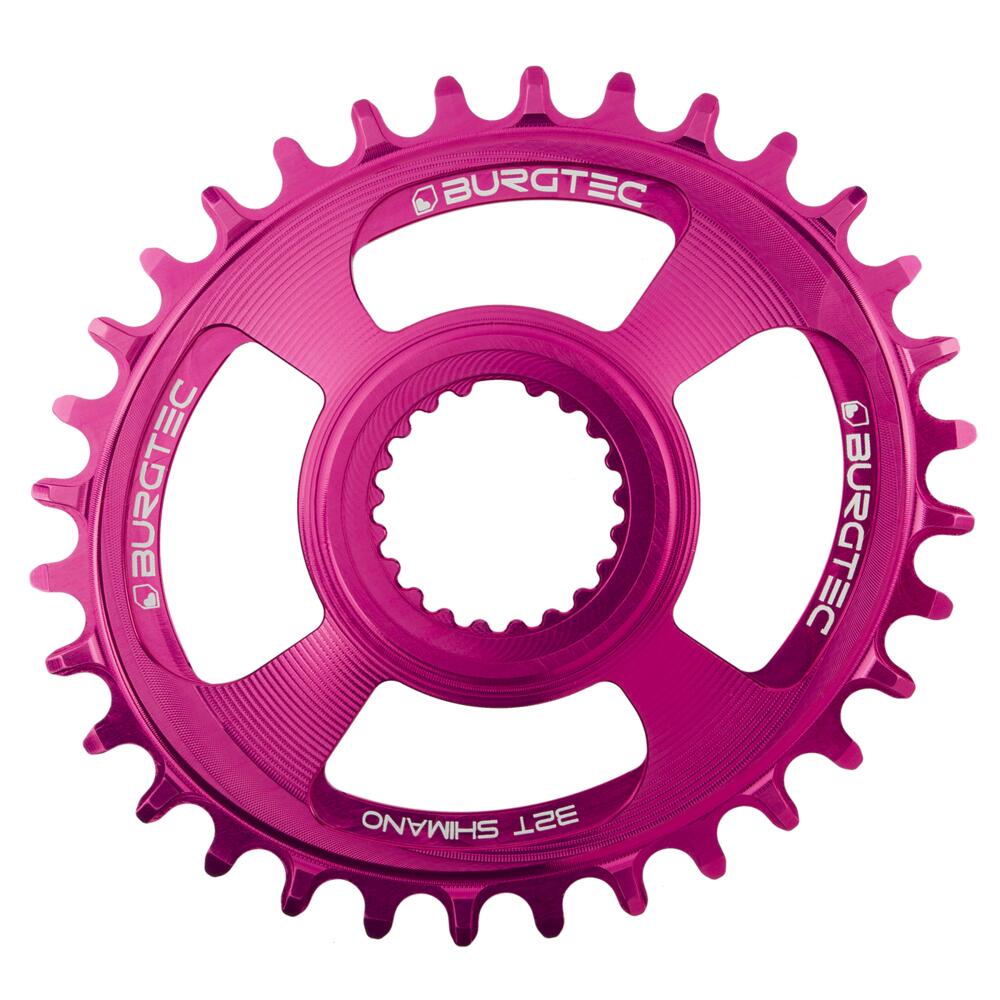 Burgtec Thick-Thin Shimano Direct Mount 12-Speed Oval Chainring - 32T