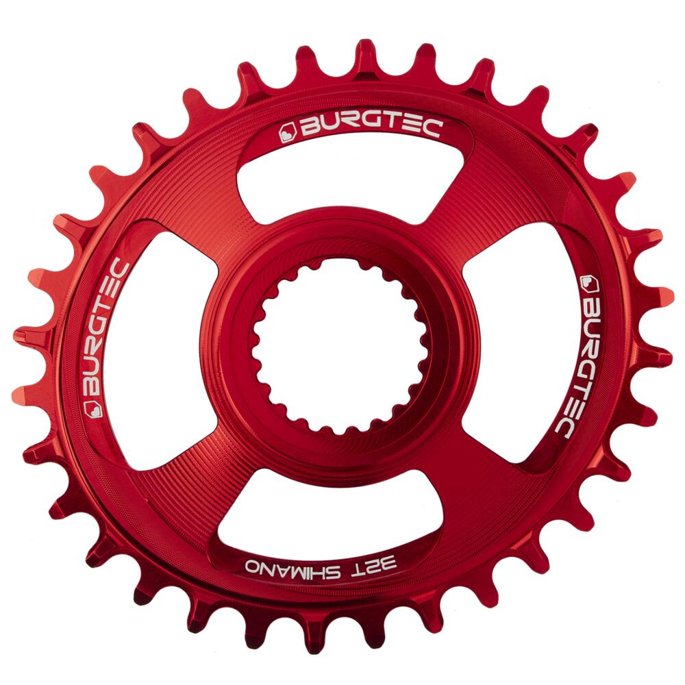 Burgtec Thick-Thin Shimano Direct Mount 12-Speed Oval Chainring - 30T