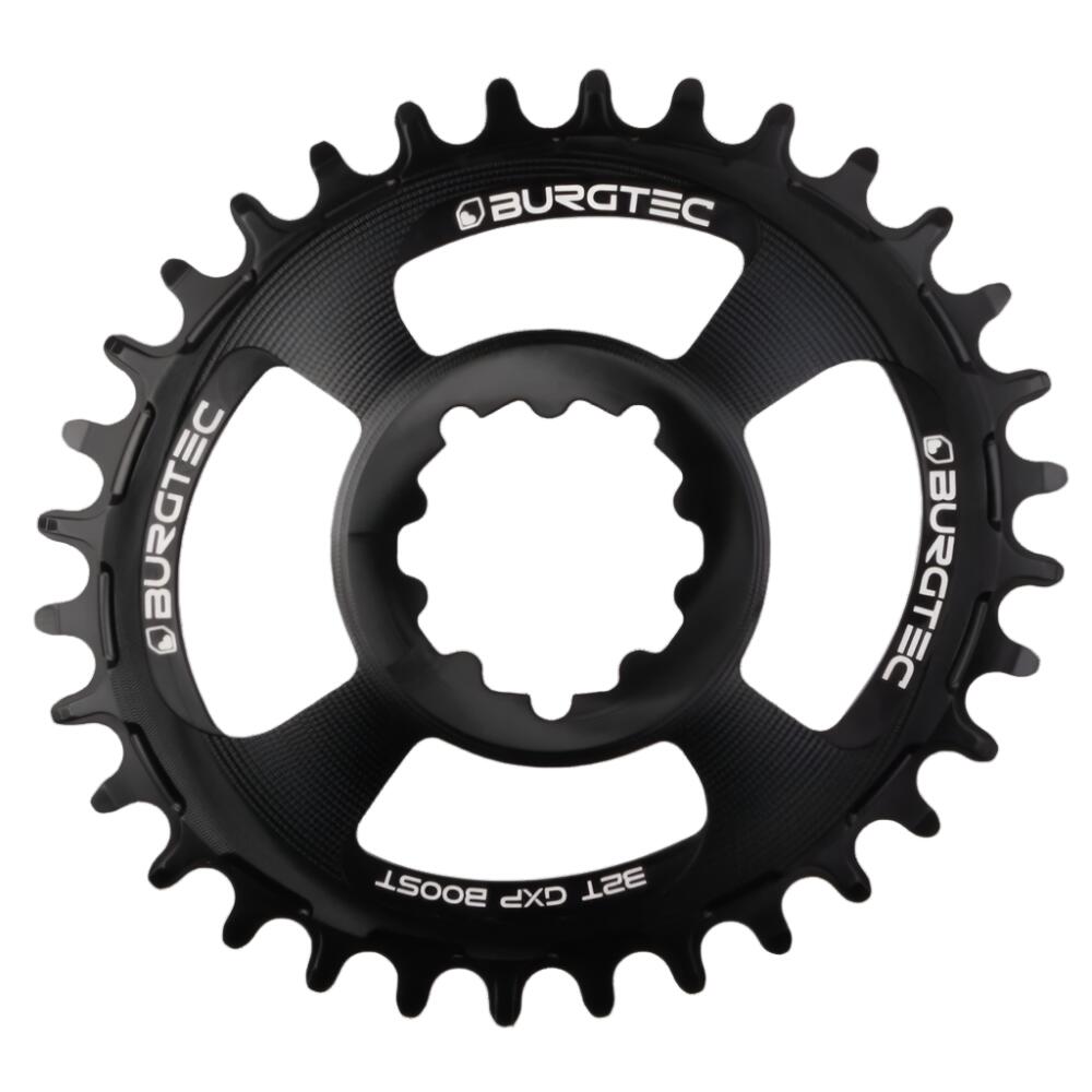 Burgtec Thick-Thin GXP 3mm Offset Direct Mount Oval Chainring - 30T