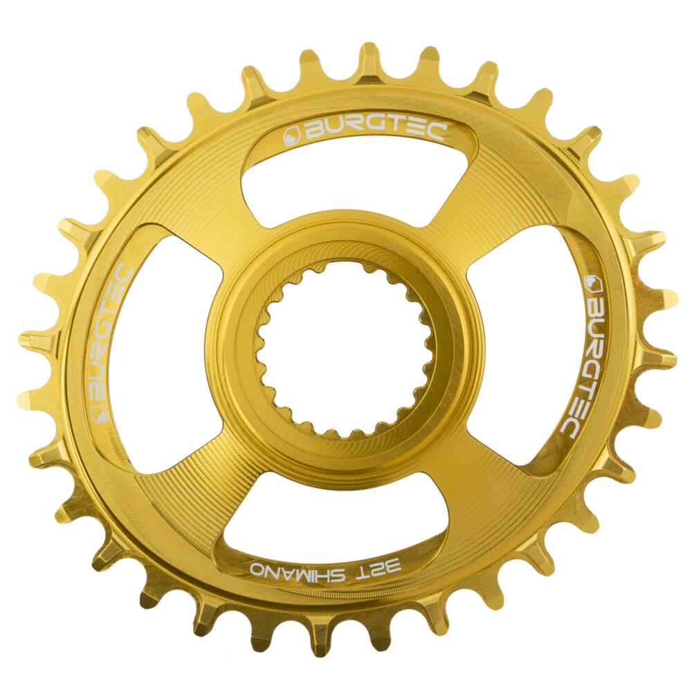 Burgtec Thick-Thin Shimano Direct Mount 12-Speed Oval Chainring - 30T