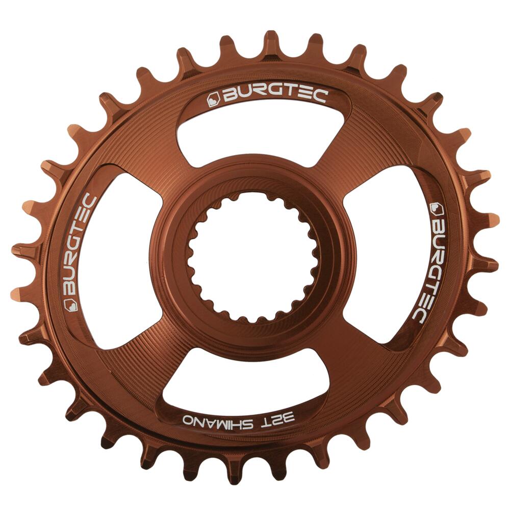 Burgtec Thick-Thin Shimano Direct Mount 12-Speed Oval Chainring - 32T