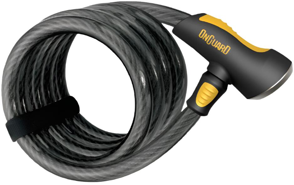 OnGuard Doberman 185cm x 10mm Coil Key Cable Lock