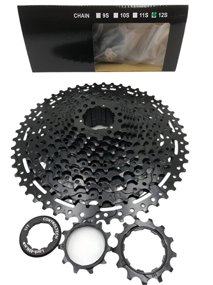 Controltech 12S 11-50T MTB HG cassette with 12S chain