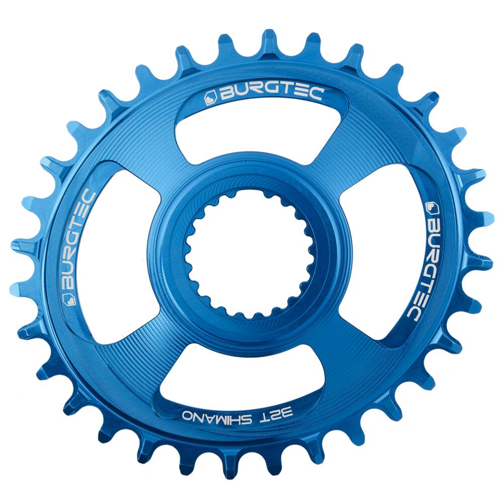 Burgtec Thick-Thin Shimano Direct Mount 12-Speed Oval Chainring - 32T