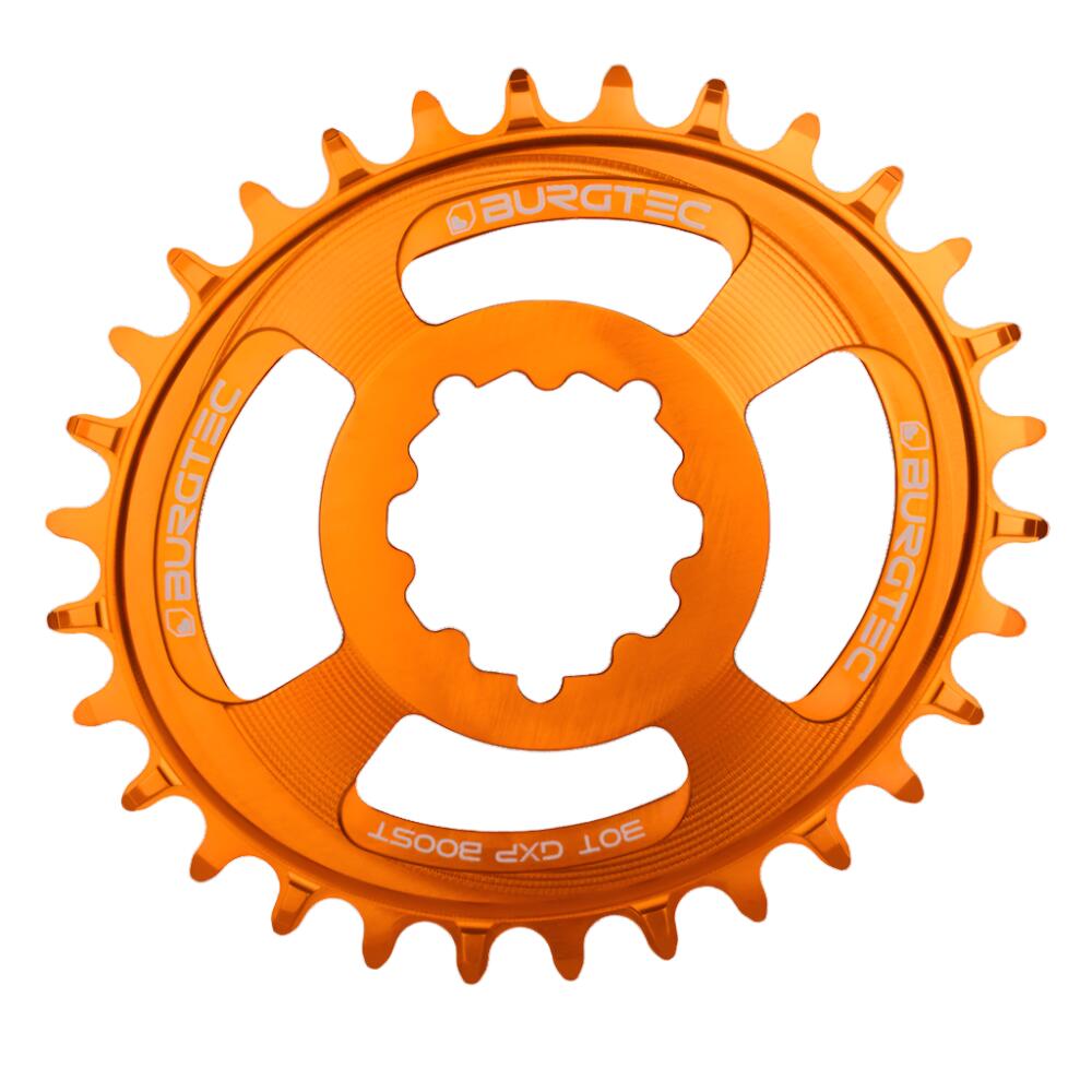 Burgtec Thick-Thin GXP 3mm Offset Direct Mount Oval Chainring - 30T