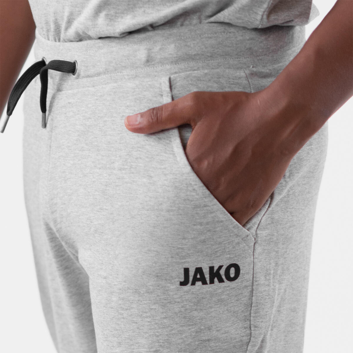 Pantaloni fitness da ginnastica Jako jogging Base avec bord 2/3