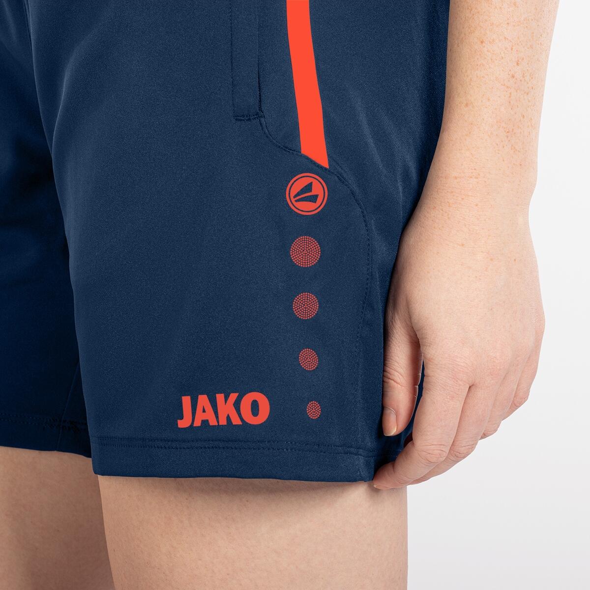 Jako Competition 2.0 Short Dames - Navy / Flame | 38-40 3/5
