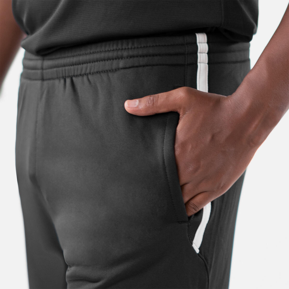 Jako Active Trainingsshort Heren - Zwart / Wit 3/5