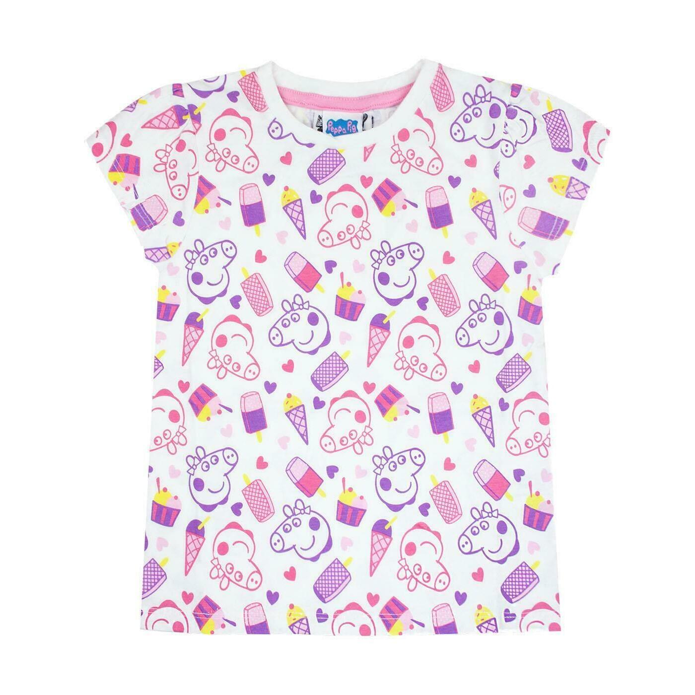 Peppa Pig Girls All-Over Print T-Shirt