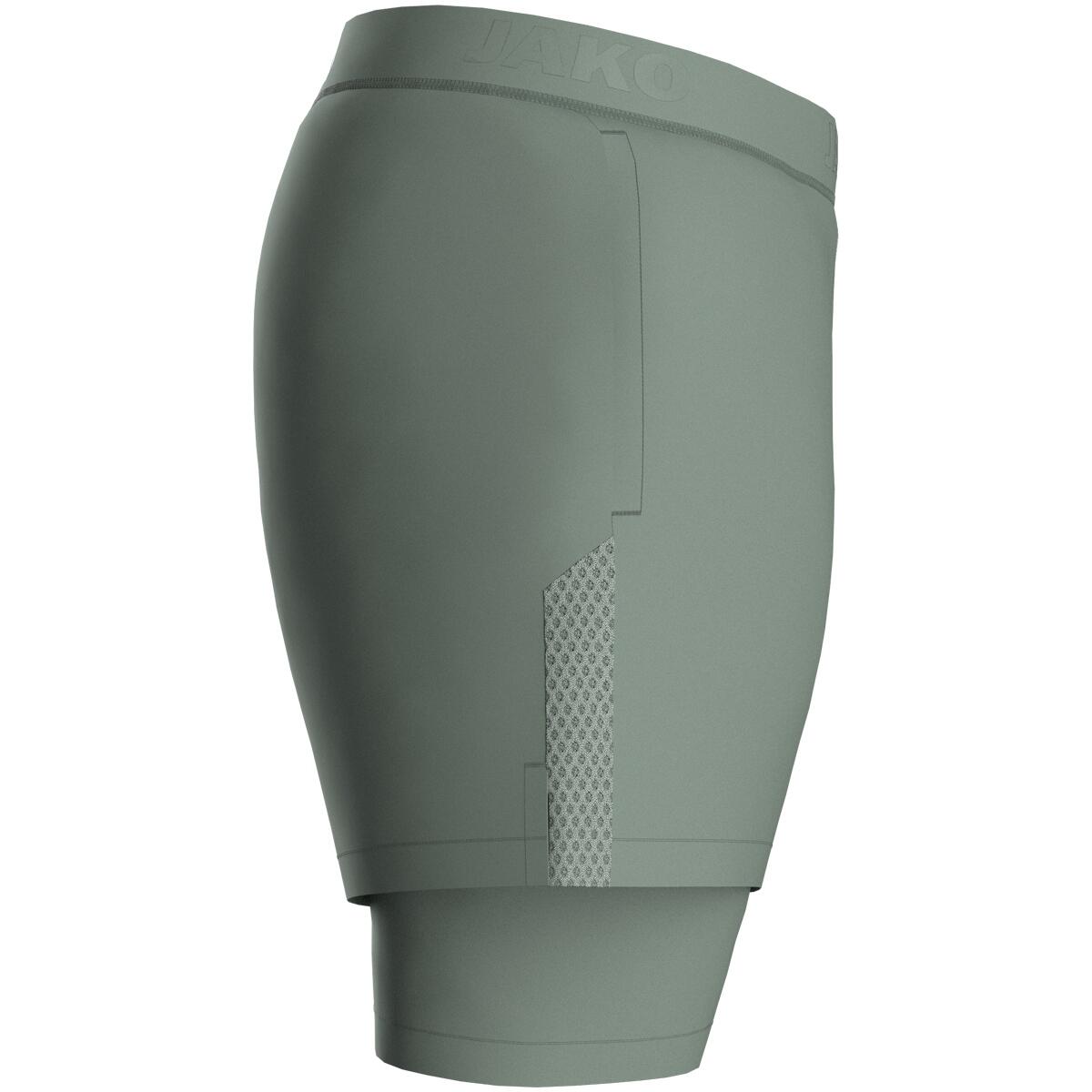 Jako Power 2-in-1 short dames - mintgroen 3/5