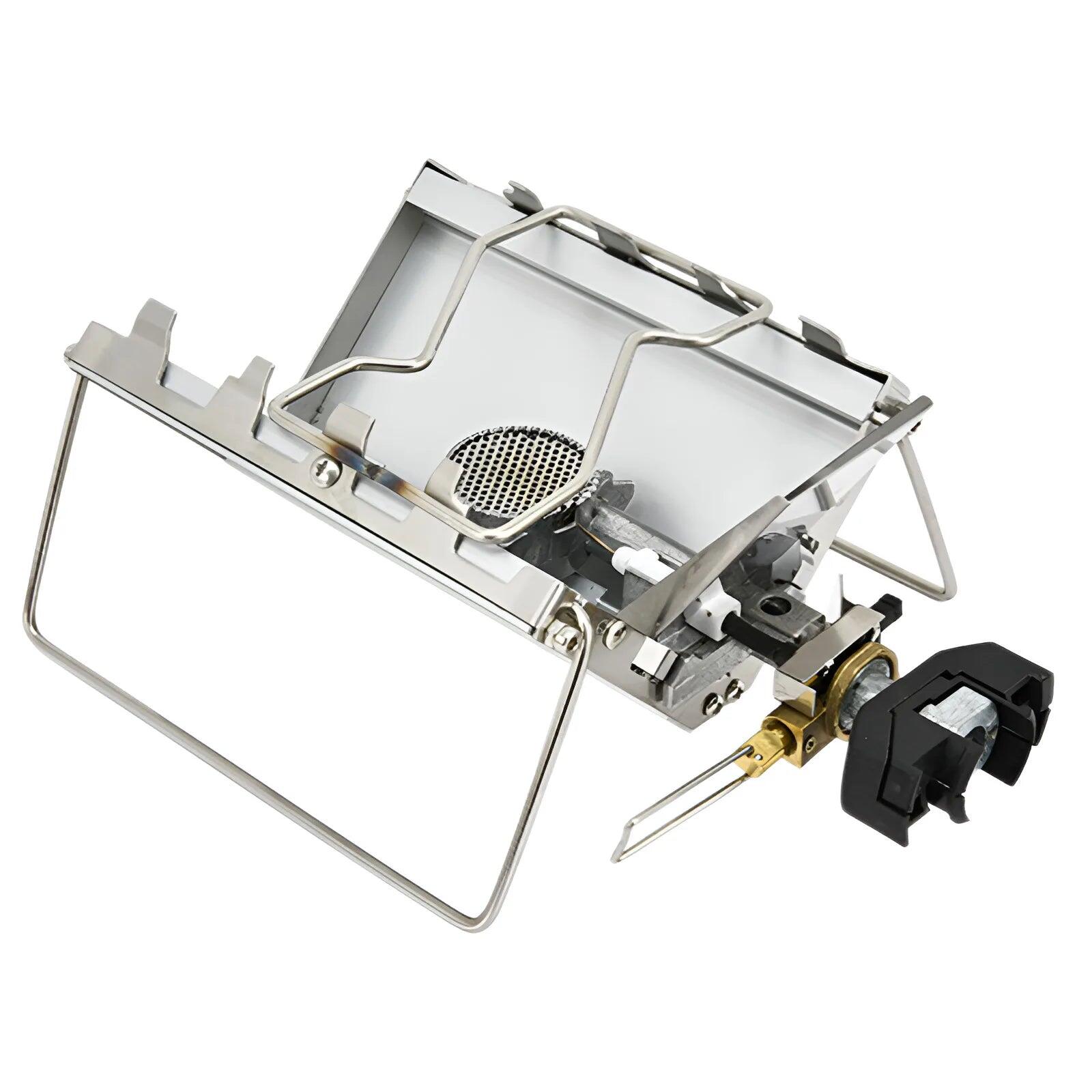 NNEOBA Camping Foldable Cartridge Stove Silver