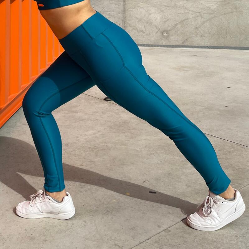 Legging de sport femme Vert canard