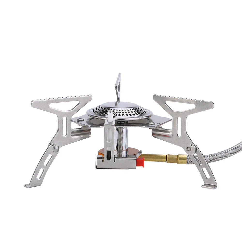 NNEOBA Portable Split Gas Stove 3000W Silver