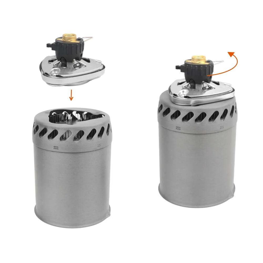 NNEOBA Outdoor Pot Burner Stove System Grey