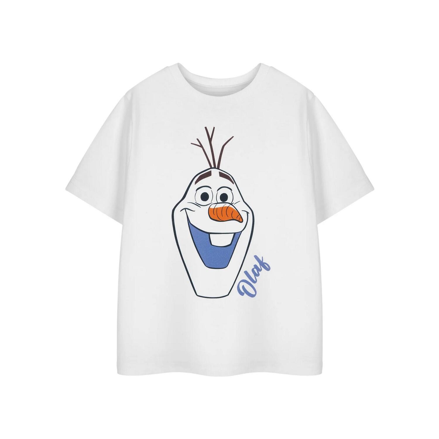 Disney Girls Olaf Short-Sleeved T-Shirt
