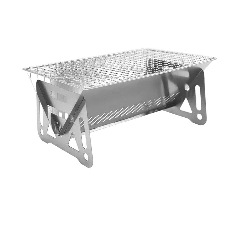 NNEOBA Portable Folding Grill Heating Stove Silver