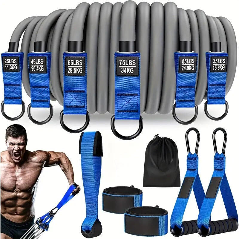 Resistance Bands Set with Handles (12pcs)