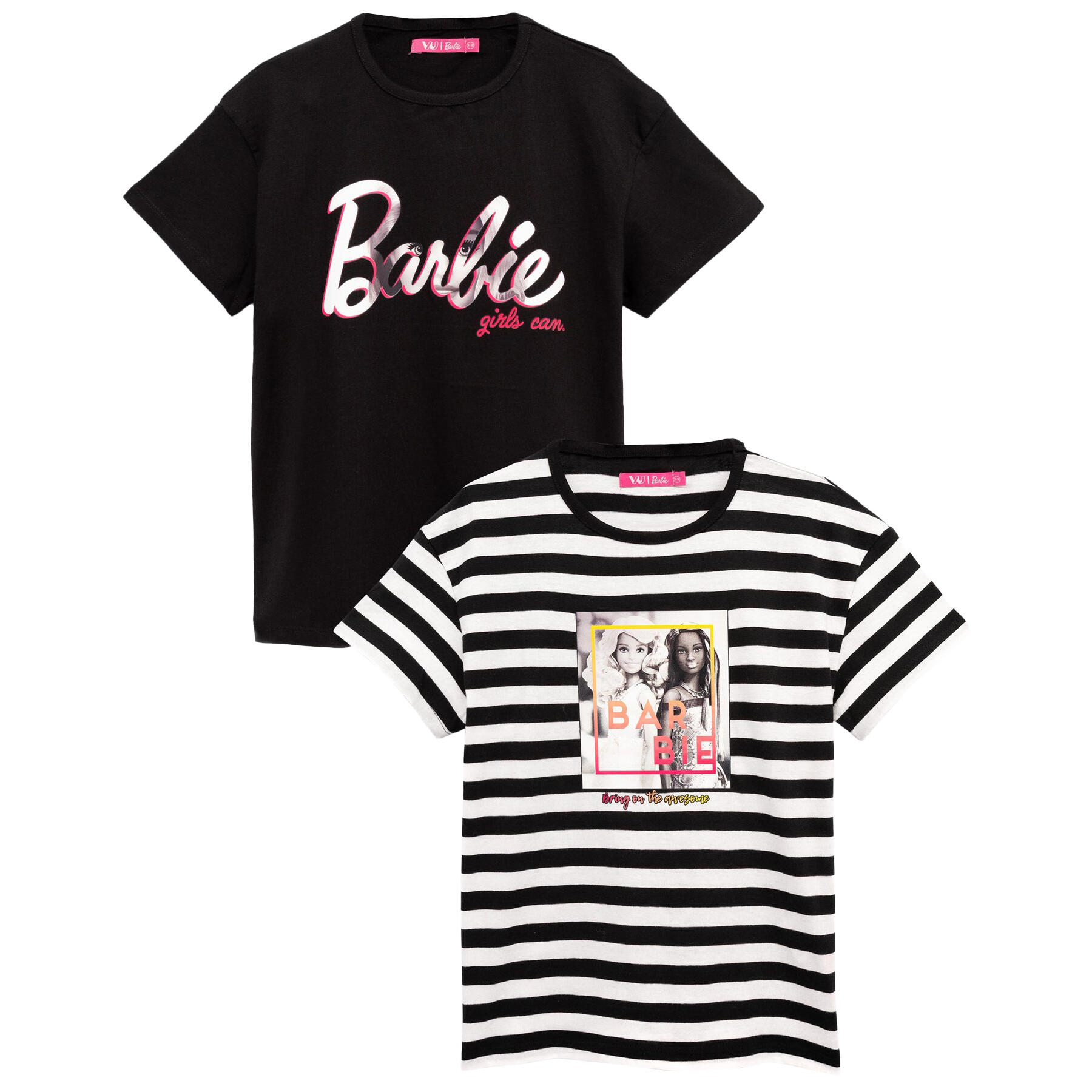 Barbie Girls T-Shirt (Pack of 2)