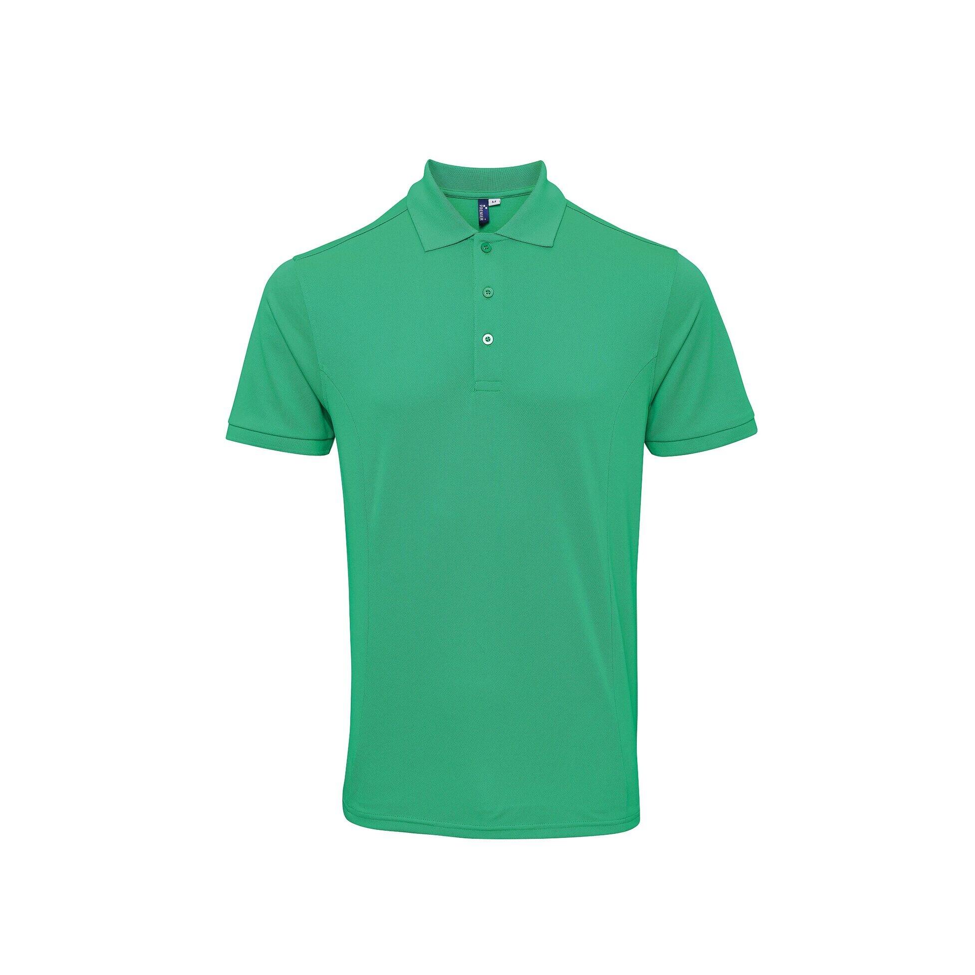 Premier Mens Coolchecker Plus Pique Polo With CoolPlus