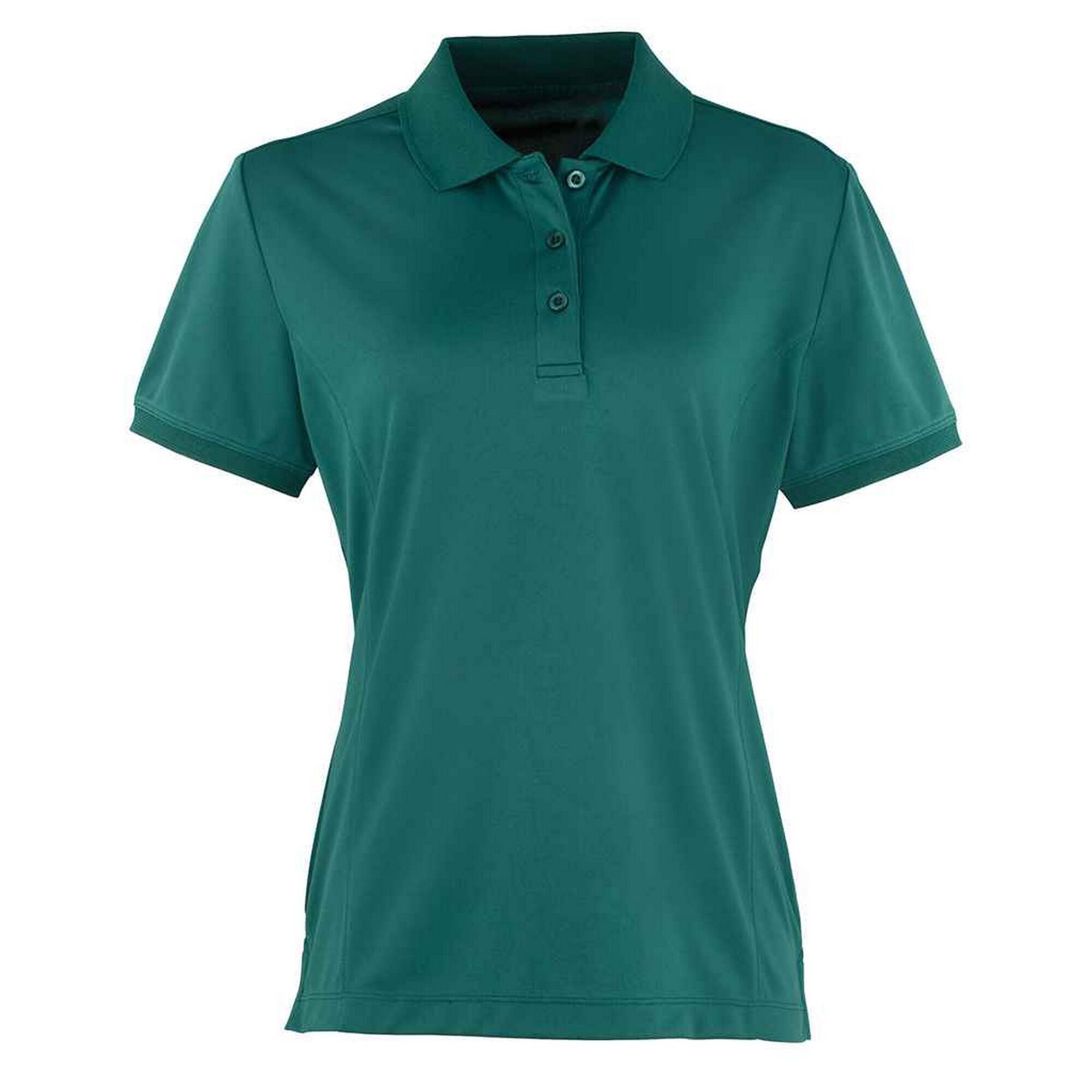 Premier Womens/Ladies Coolchecker Pique Polo Shirt