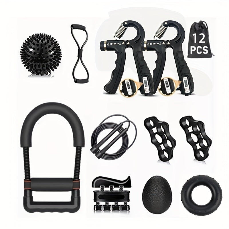 Wrist Strength Trainer Set Adjustable Exerciser (12pcs)