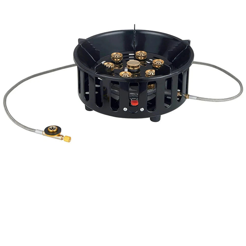 NNEOBA 7-Core High-Power Camping Gas Stove Black