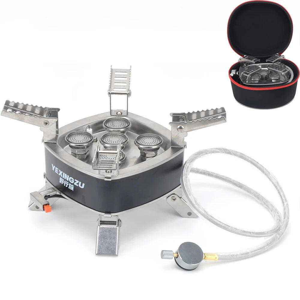 NNEOBA 12800W Outdoor Camping Gas Stove Grey