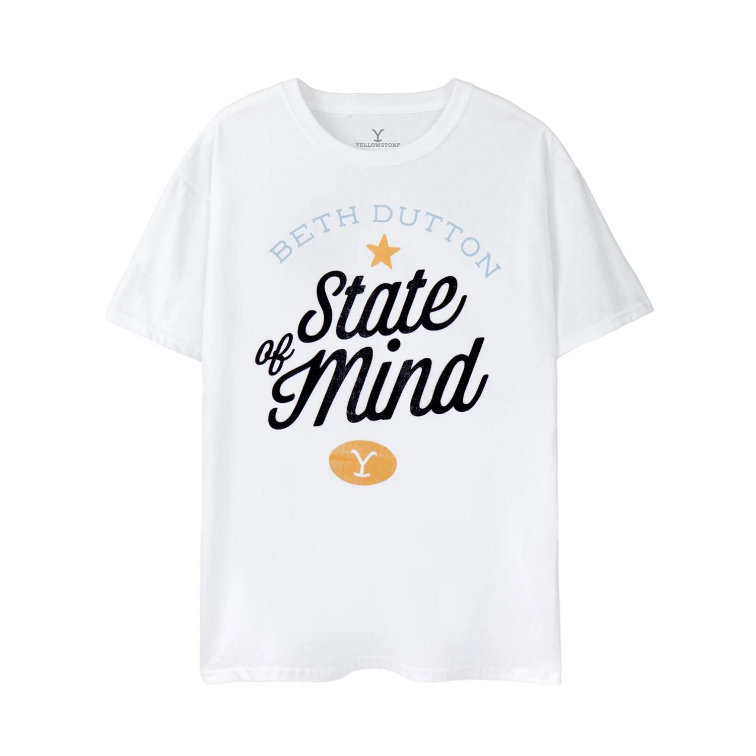 Yellowstone Womens/Ladies Beth Dutton State Of Mind T-Shirt
