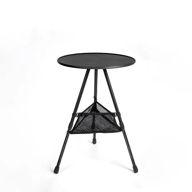 NNEOBA Camping Round Folding Table Black