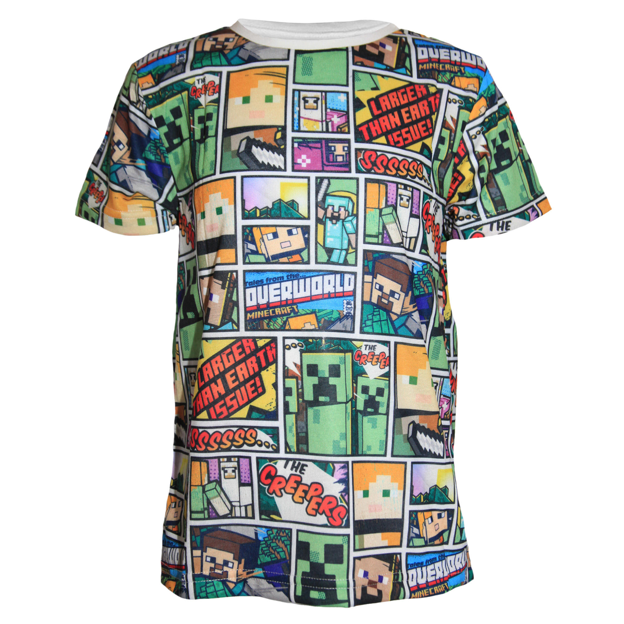 Minecraft Childrens/Kids Overworld T-Shirt