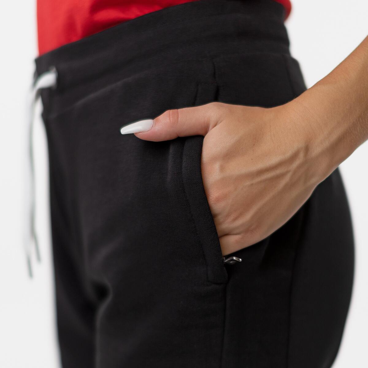 Jako Base dames short - zwart, GOTS biologisch katoen 3/3