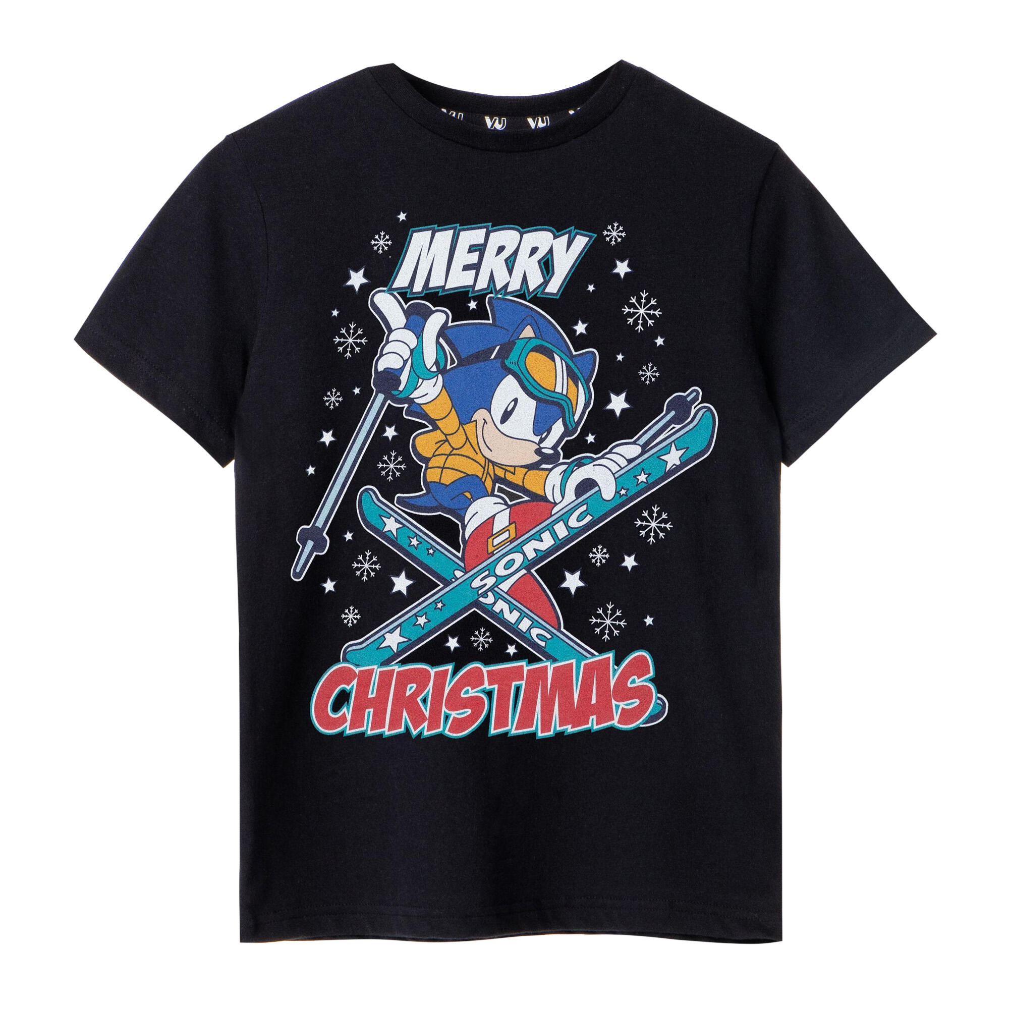 Sonic The Hedgehog Boys Merry Christmas T-Shirt