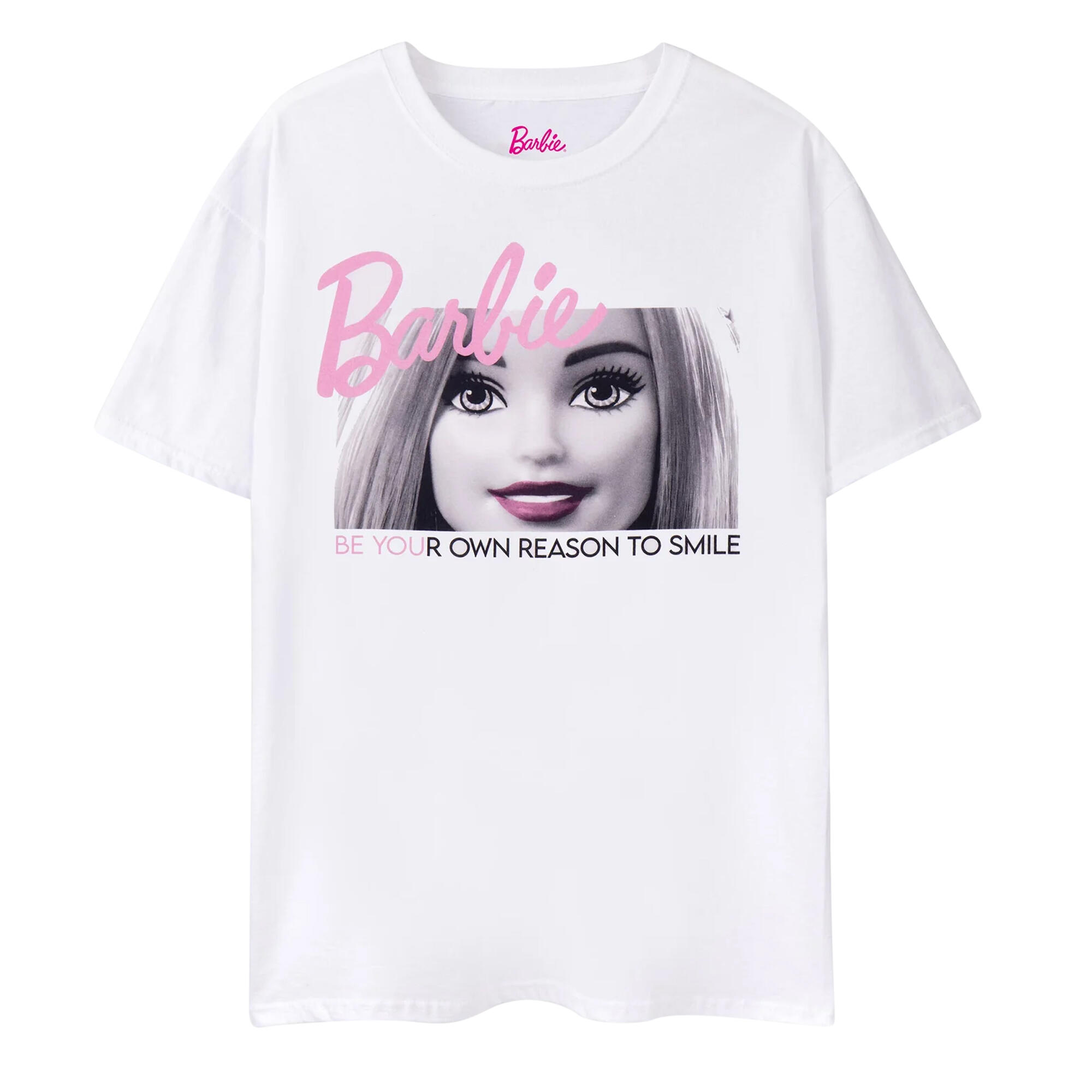 Barbie Womens/Ladies Be Your Own Reason To Smile Short-Sleeved T-Shirt